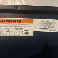 Ping Pong Table- Open Box & Accessories 