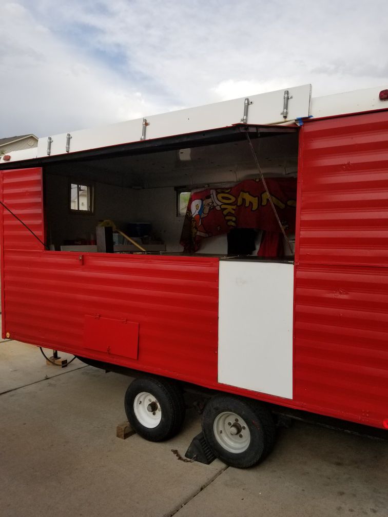 Kettle corn food truck/trailer