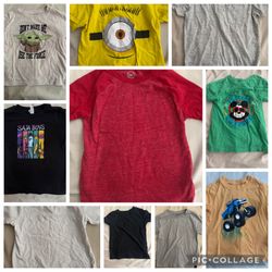 Lot Of Boys Size 5/6 Tshirts