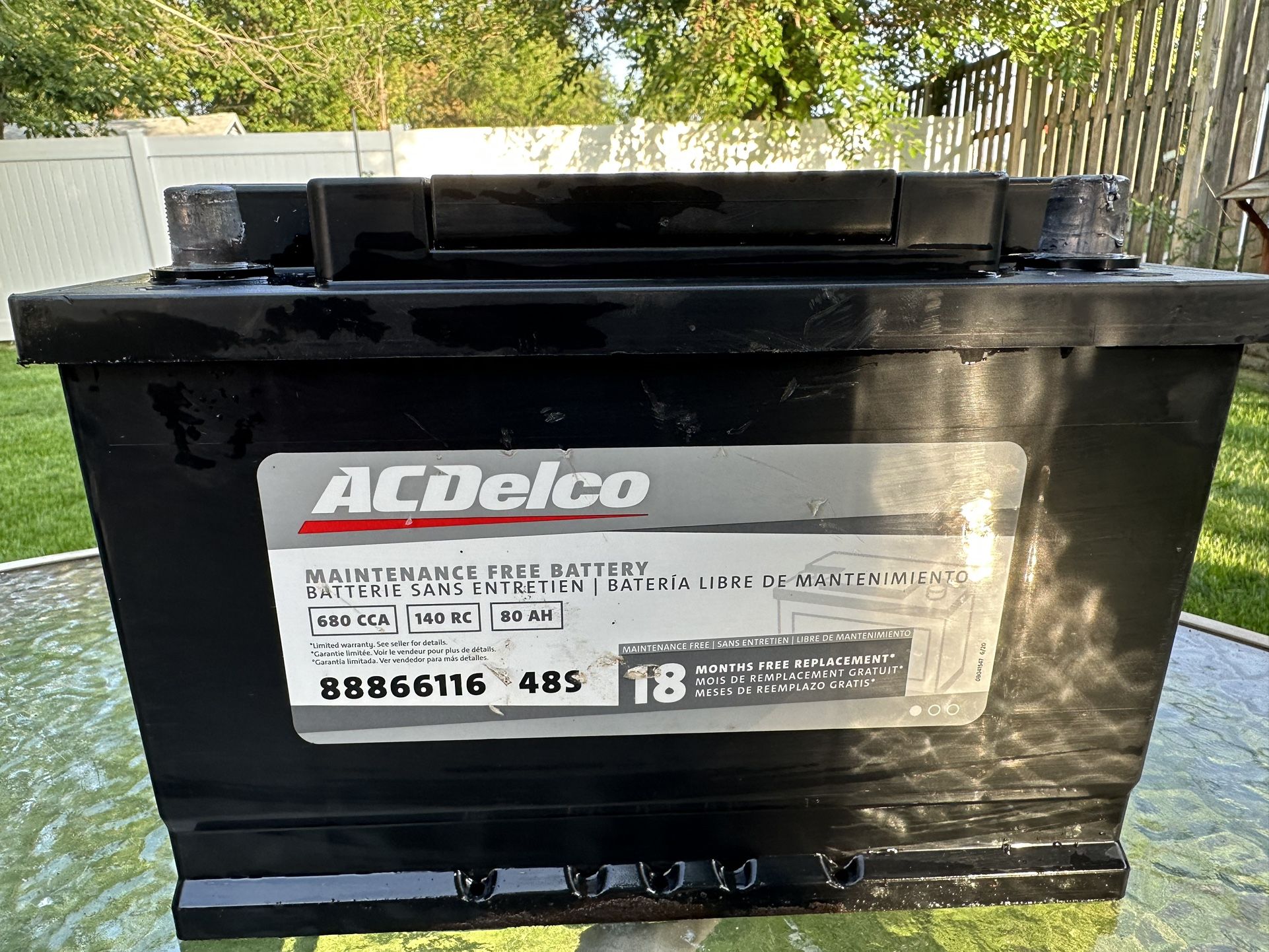 AcDelco Car Battery Group 48