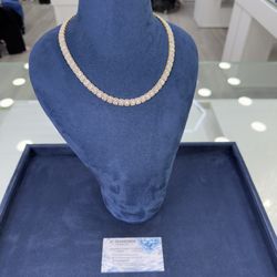 Chain 8 MM By 20 Inch 10k Gold Diamonds Real 