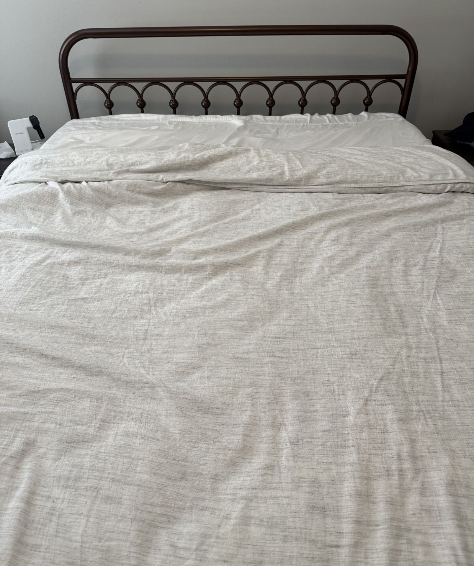 Queen Size Brass Metal Bed Frame