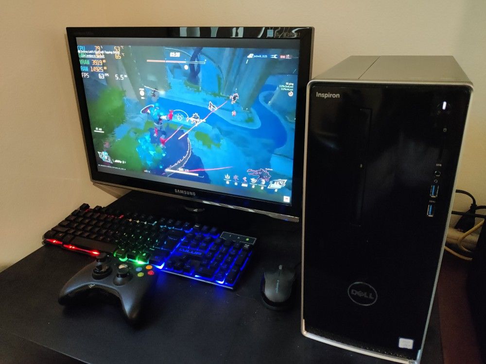 Dell CAD/Gaming PC - Intel Core i5 4.0ghz, 16gb DDR4, Nvidia GeForce 1050 Ti 4gb GPU (Red Dead, GTA V), NEW 256gb SSD, Windows 11