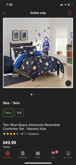 Waverly Kids Blue Space Comforter