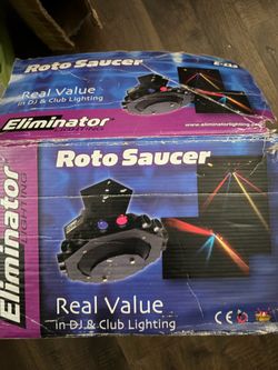 Eliminator Lighting E-113 Roto Saucer Rotating