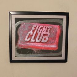 Custom art piece of the Bar of soap from fight club movie