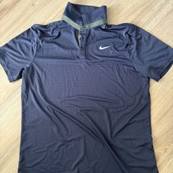 Nike Large Blue Chain link Polo