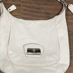Coach White Purse