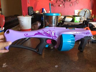 Purple nerf gun