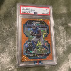 Marvin Jones Jr. Lazer Prizm GEM MT 10
