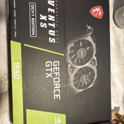 Nvidia GeForce GTX 1650 OCV1 4GB Graphics Card