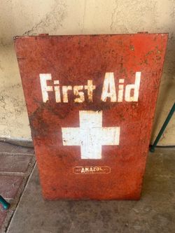 Vintage First Aid Medicine Cabinet