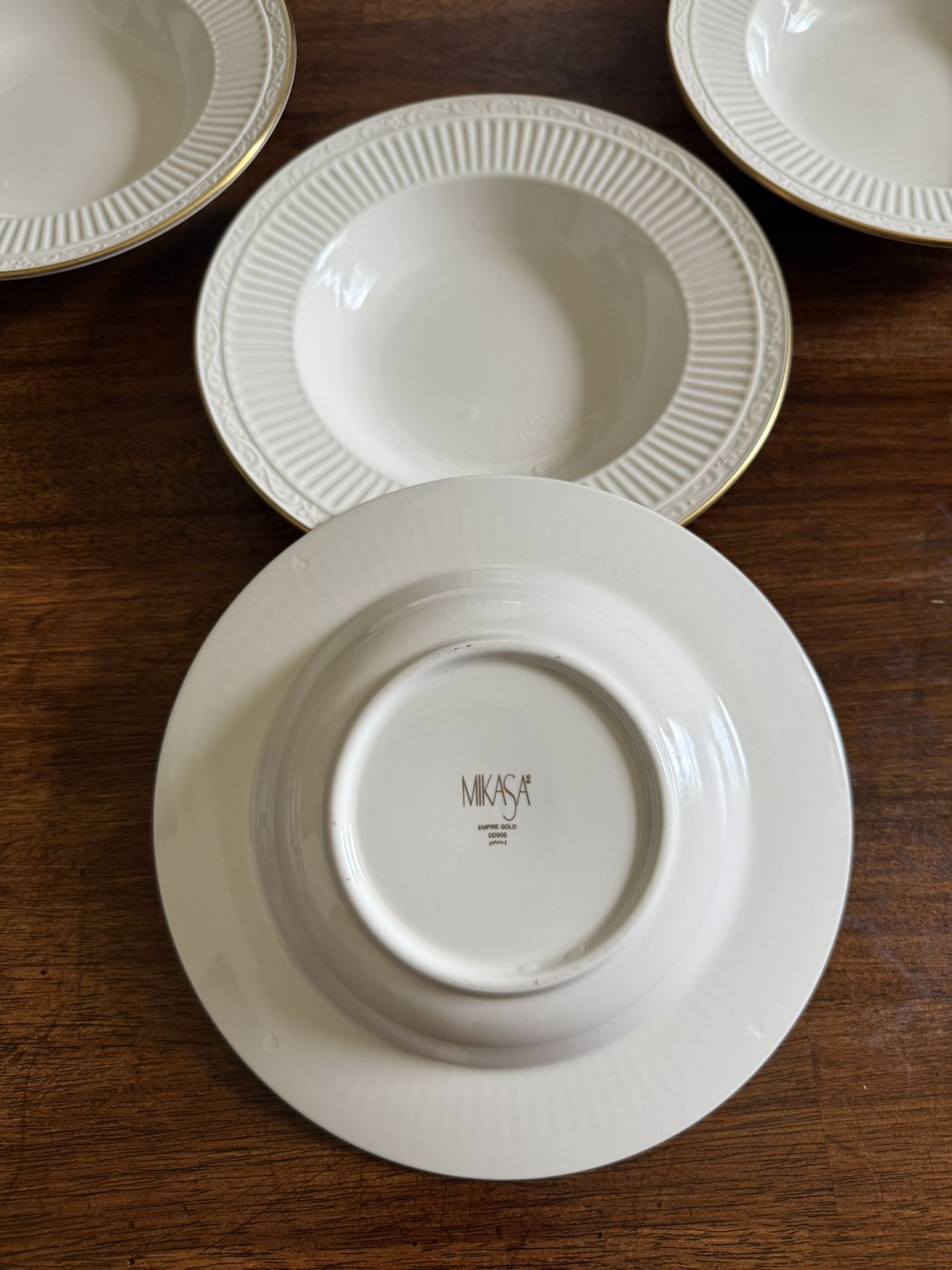 Set of 4 Mikasa Empire Gold Bowls – Excellent Condition