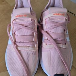 Adidas Pink Sneakers Tennis Shoes Kids US 4.5/ Women 36.6 