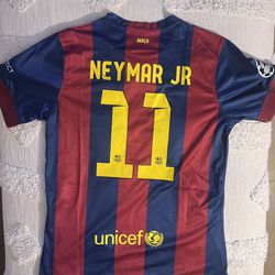 Neymar Jr Barcelona 2015 Player Version Jersey 