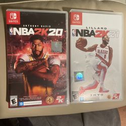 Two Games NBA 2K20 & 2021- Nintendo Switch