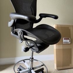 Herman Miller Aeron Chair Stool Drafting Size B Medium