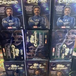 2025 Marvel Studio Topps Chrome Blaster Boxes 