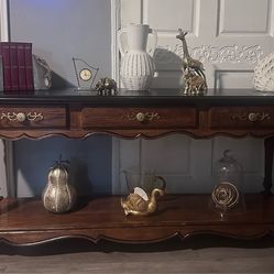 Buffet/Credenza antique wood table(Hickory Mfg Co)