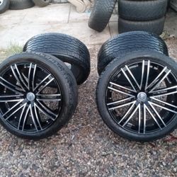 RIMS MILANNI ONLY RIMS TIRES NO GOOD 22X10...5 LUGS BOLT PATTERS 5X110 