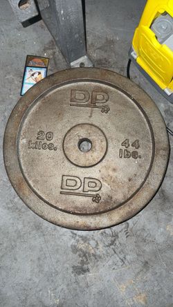 Single 44lb 1’ Inch Weight Plate
