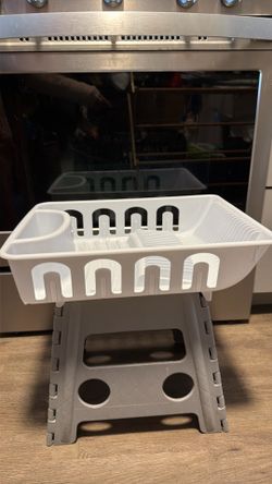 Dish drainer white
