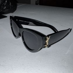 Saint Laurent Women  Sunglasses Black Grey Cat Eye