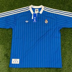 Adidas Real Madrid Terrace Icons Jersey Men's Size Small (JN3060)