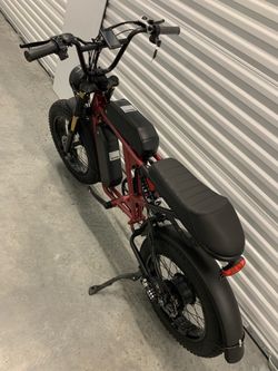 750 Watt Dual Battery Short Seat Electric E-bike, 34mph, Full Suspension