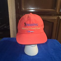 Vintage  Snapback  Fishing  Hat