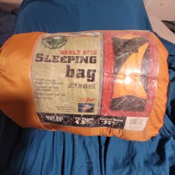 Adult Size Sleeping Bag with Headrest
