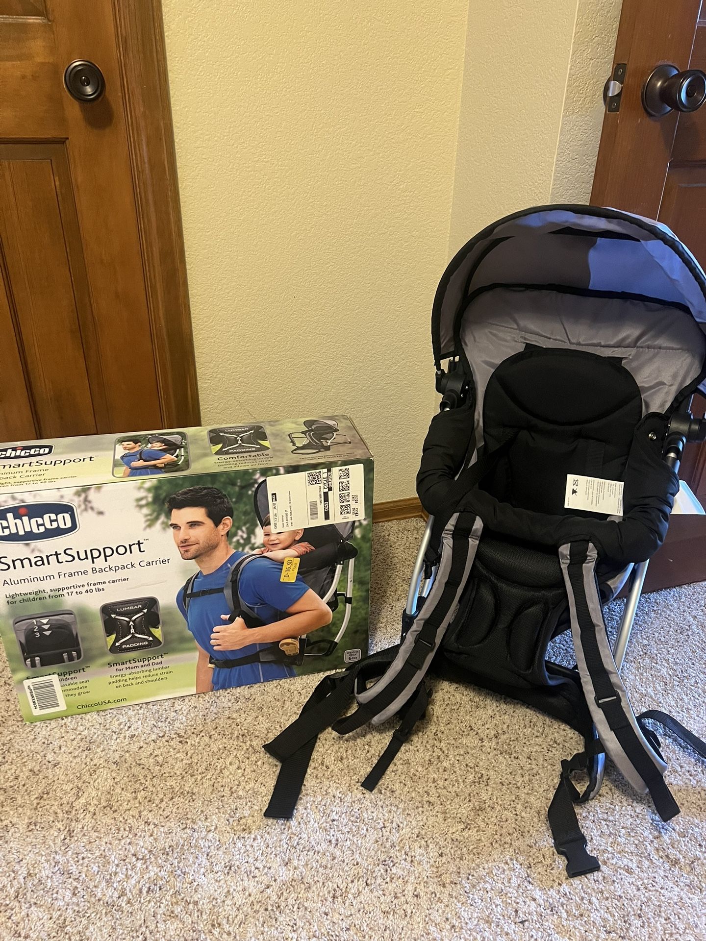 Chico Smart Support Aluminum Frame Backpack Carrier For Babies