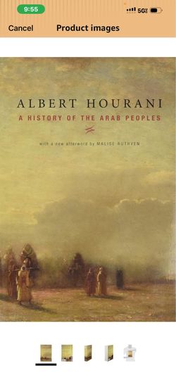 ALBERT HOURANI A HISTORY OF THE ARAB PEOPLES