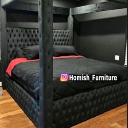 New In Box King Bed Frame With Mattress (Read Description Below)