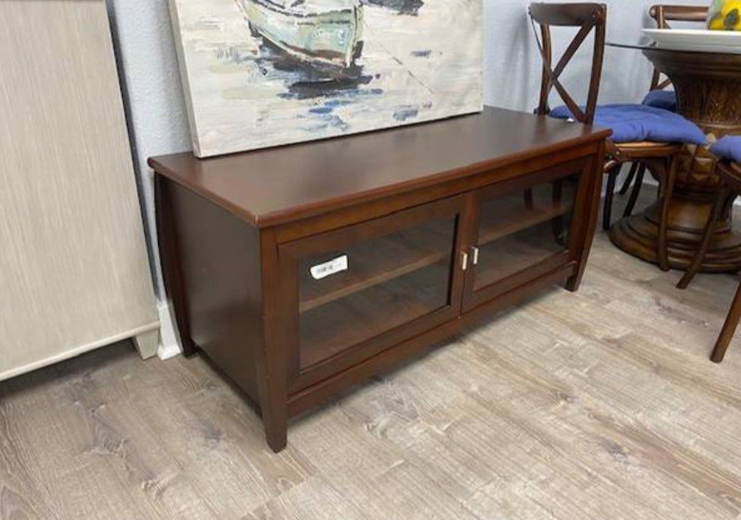 Solid Wood TV Stand - 