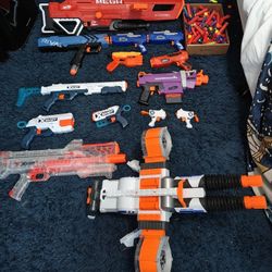 Whole LOT of Expensive Nerf Guns $60