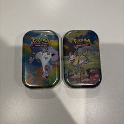 Pokémon Galar Pals Mini Tins (2) D20 New/Sealed