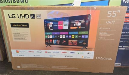 55UA77 55” Lg smart 4k led Uhd tv