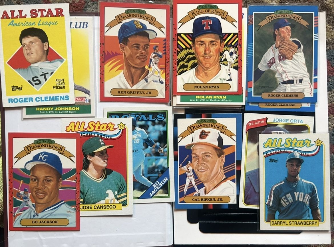 Thousands Of Baseball Cards, All In Plastic Or Hard Casing Most Of Them Signed