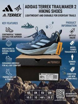 Like New adidas Terrex Trailmaker 2 — Size 10.5 US (Open to Trade for Size 10)