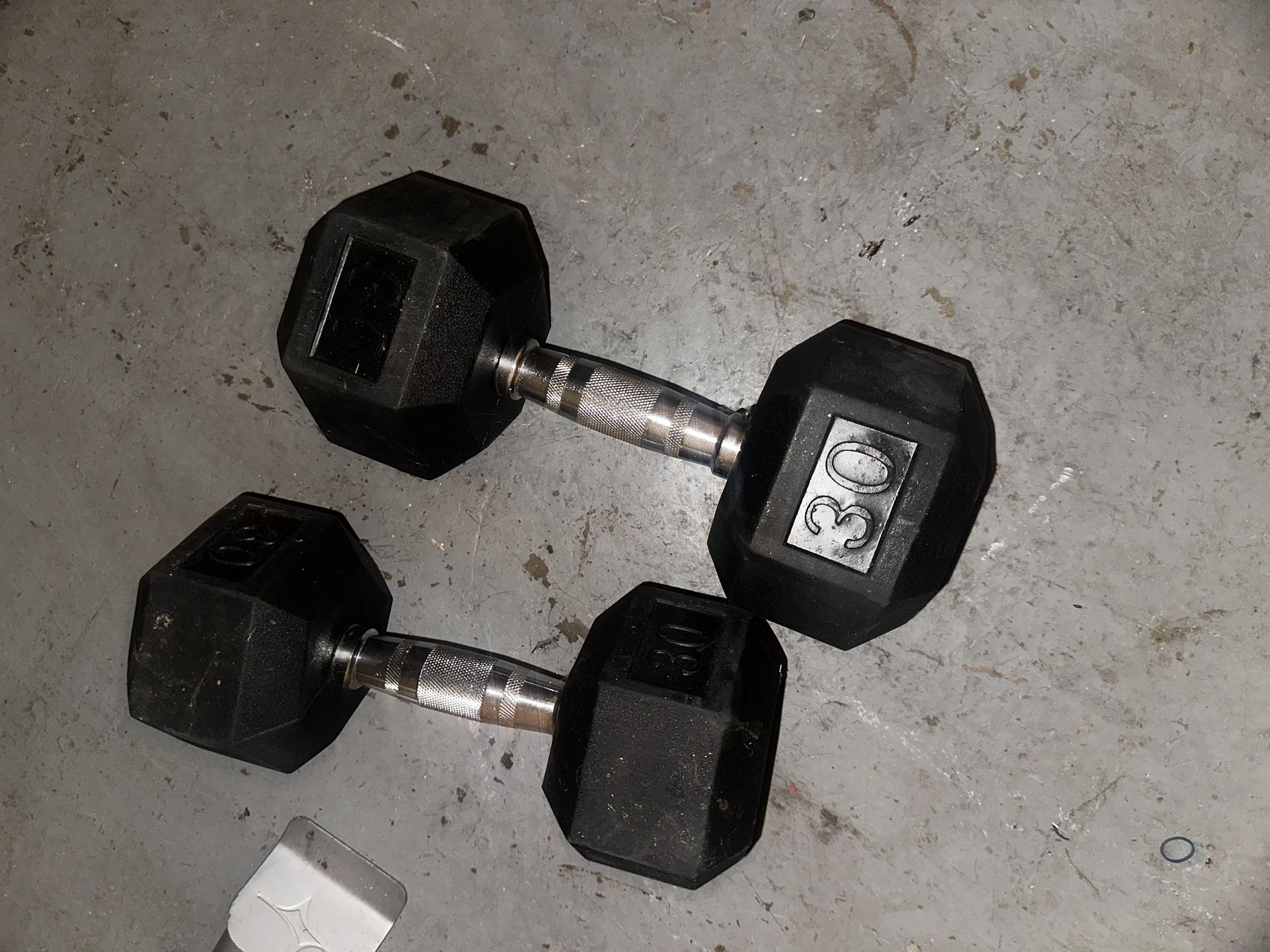 Set Of 30lbs Dumbbells 