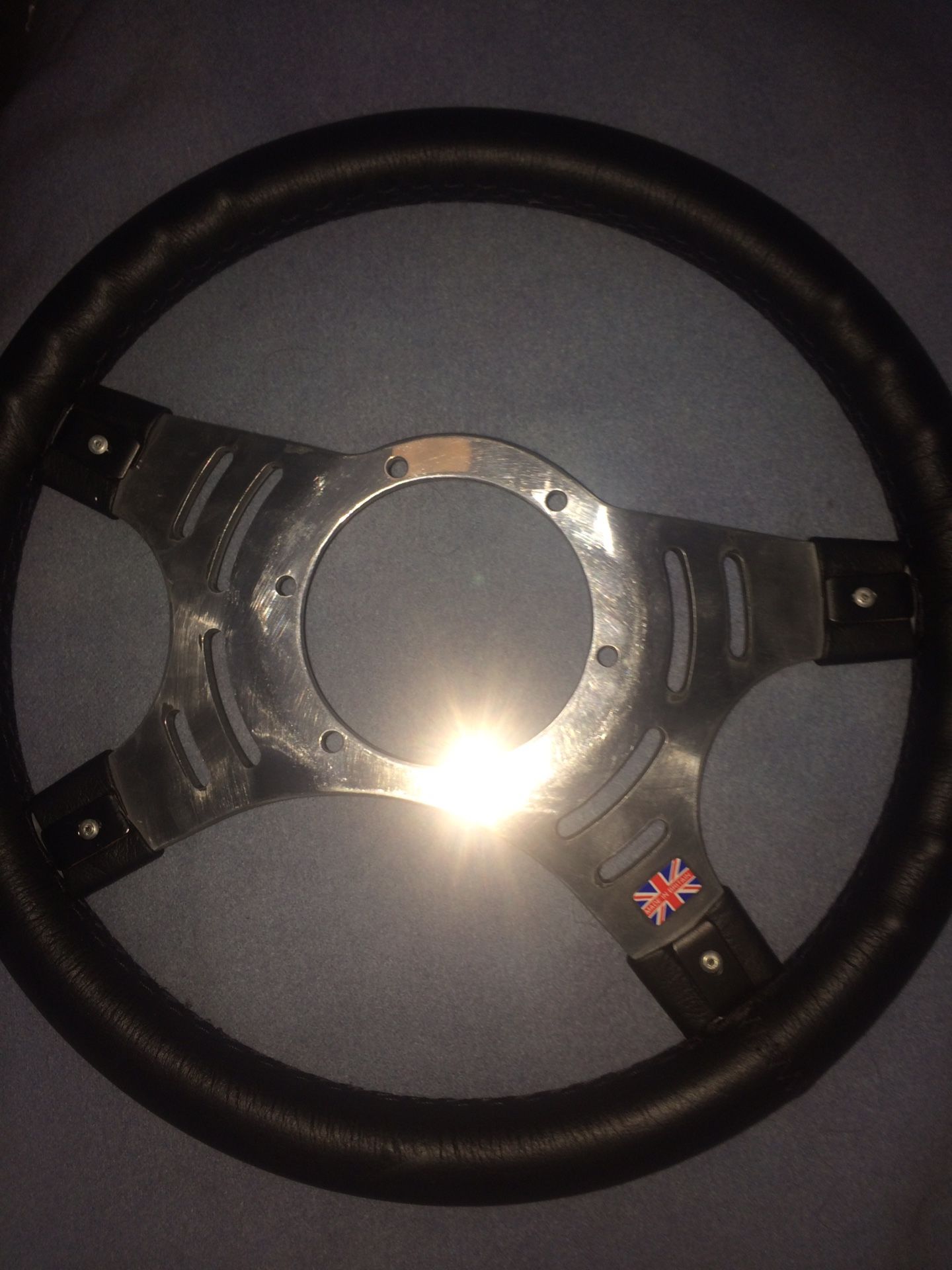 Mountney Leather Steering Wheel