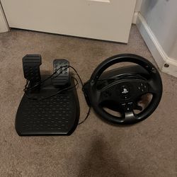 Playstation driving wheel and pedals