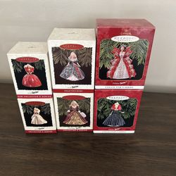 Vintage Holiday Barbie Ornaments $12 Each Excellent Condition 