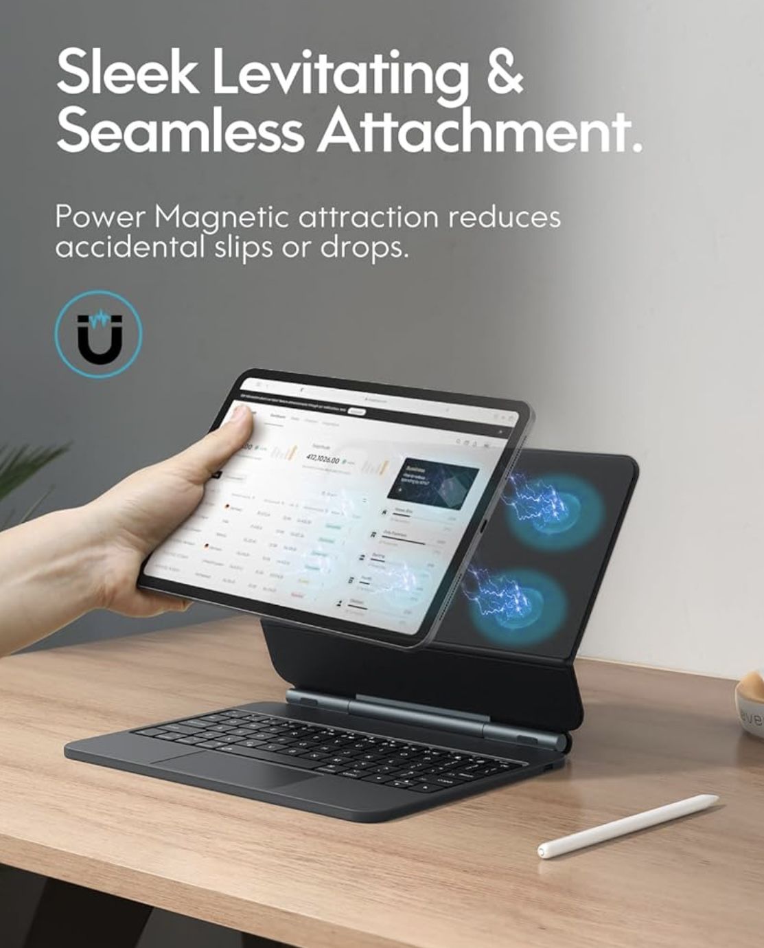 CHESONA for iPad 10th Generation Case with Keyboard 