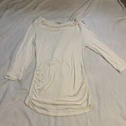 Boston Proper white off the shoulder top  