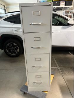 Hirsch Four Drawer File Cabinet