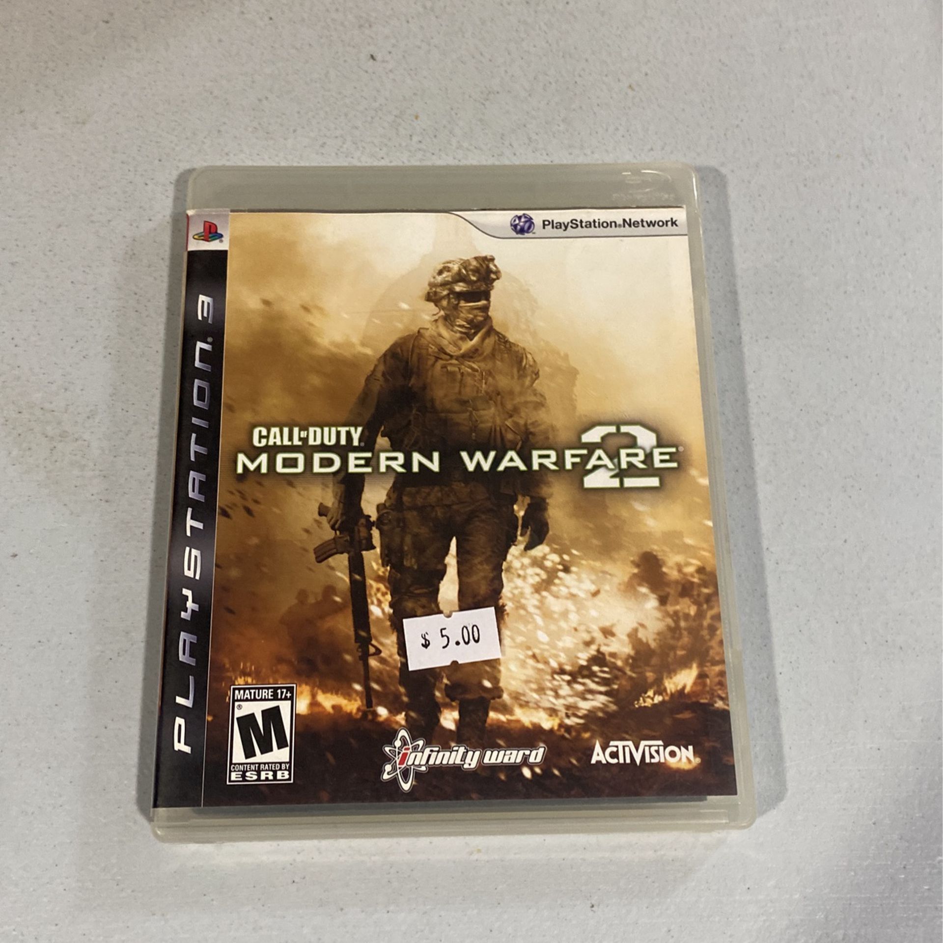 Call of Duty: Modern Warfare 2 (PlayStation 3, 2009) COD MW2 PS3 