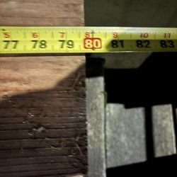 Large Wood Beam 80 Inch x 5 x 8