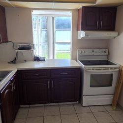 Set of Fridge Oven Range Dishwasher 